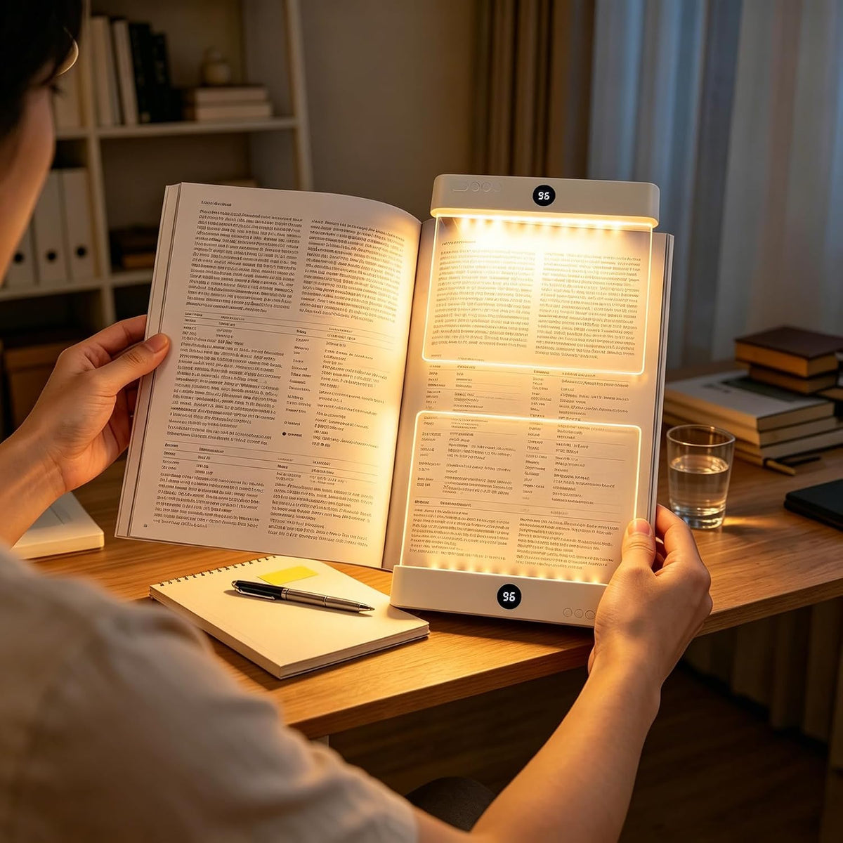 Choudao 2-in-1 Dimmable LED Book and Night Light