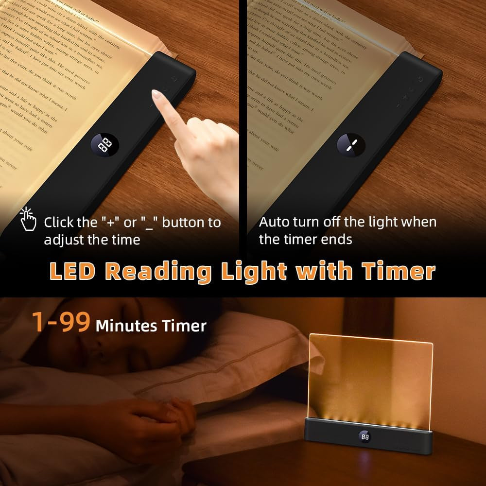 Choudao 2-in-1 Dimmable LED Book and Night Light