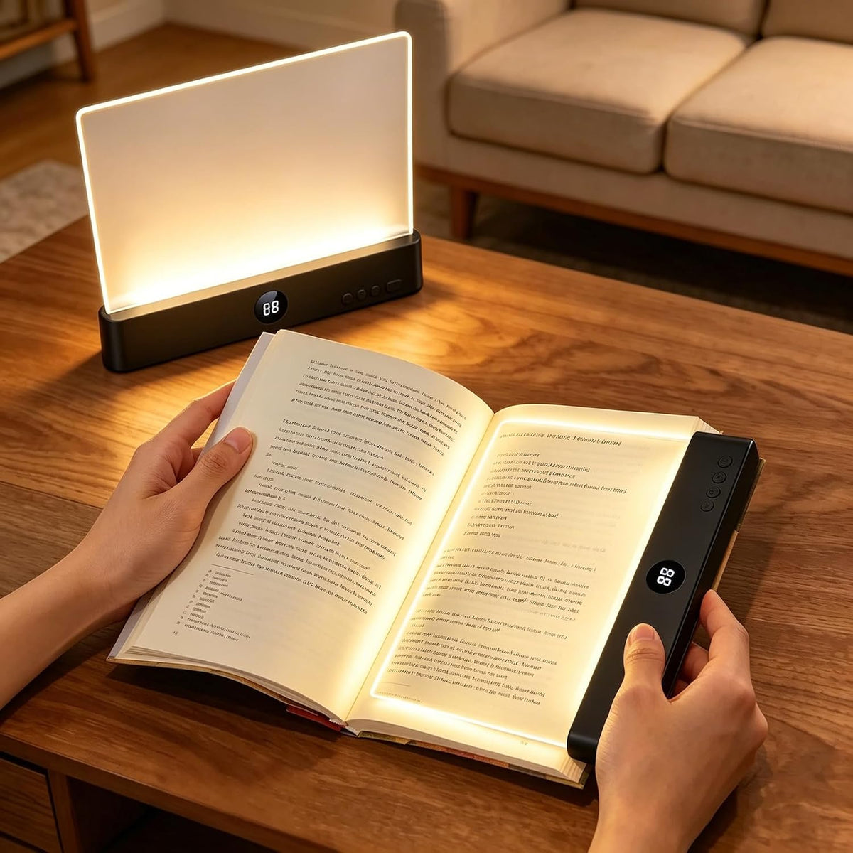 Choudao 2-in-1 Dimmable LED Book and Night Light